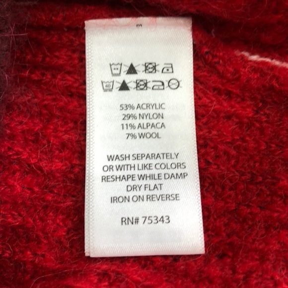 Silverflint alpaca wool blend oversized colorblock sweater - Picture 7 of 7